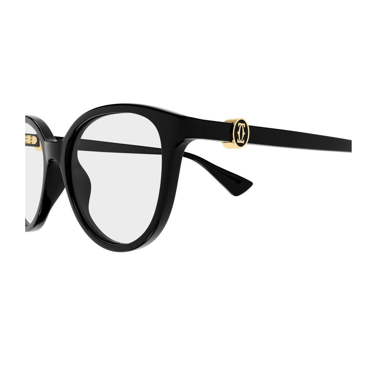 Cartier Ct0643o Double C De Optical Glasses Black Acetato Riciclato Sunglasses