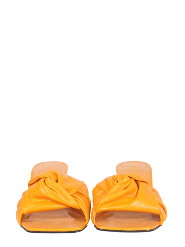 Leather Sandals Orange