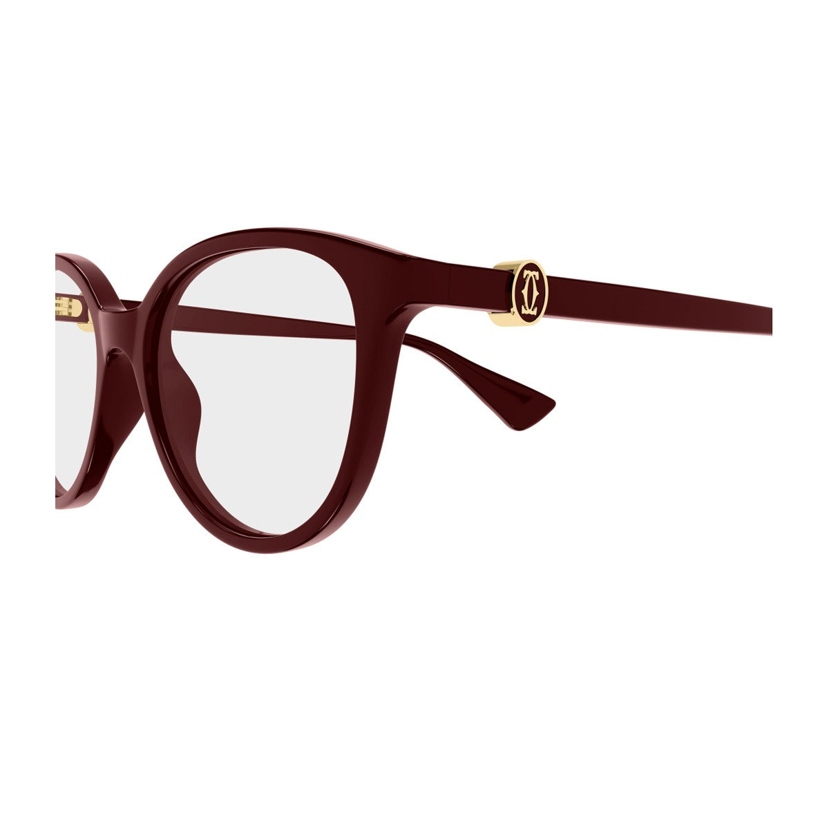 Cartier Ct0643o Double C De Optical Glasses Burgundy Acetato Riciclato Sunglasses