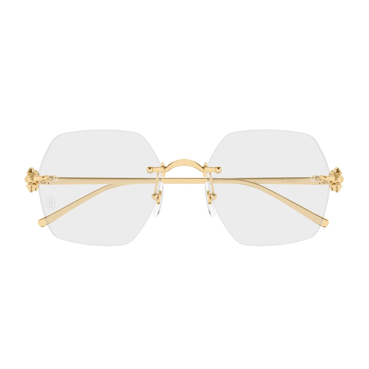 Cartier Ct0646o Clash De Optical Glasses Gold Metallo Sunglasses