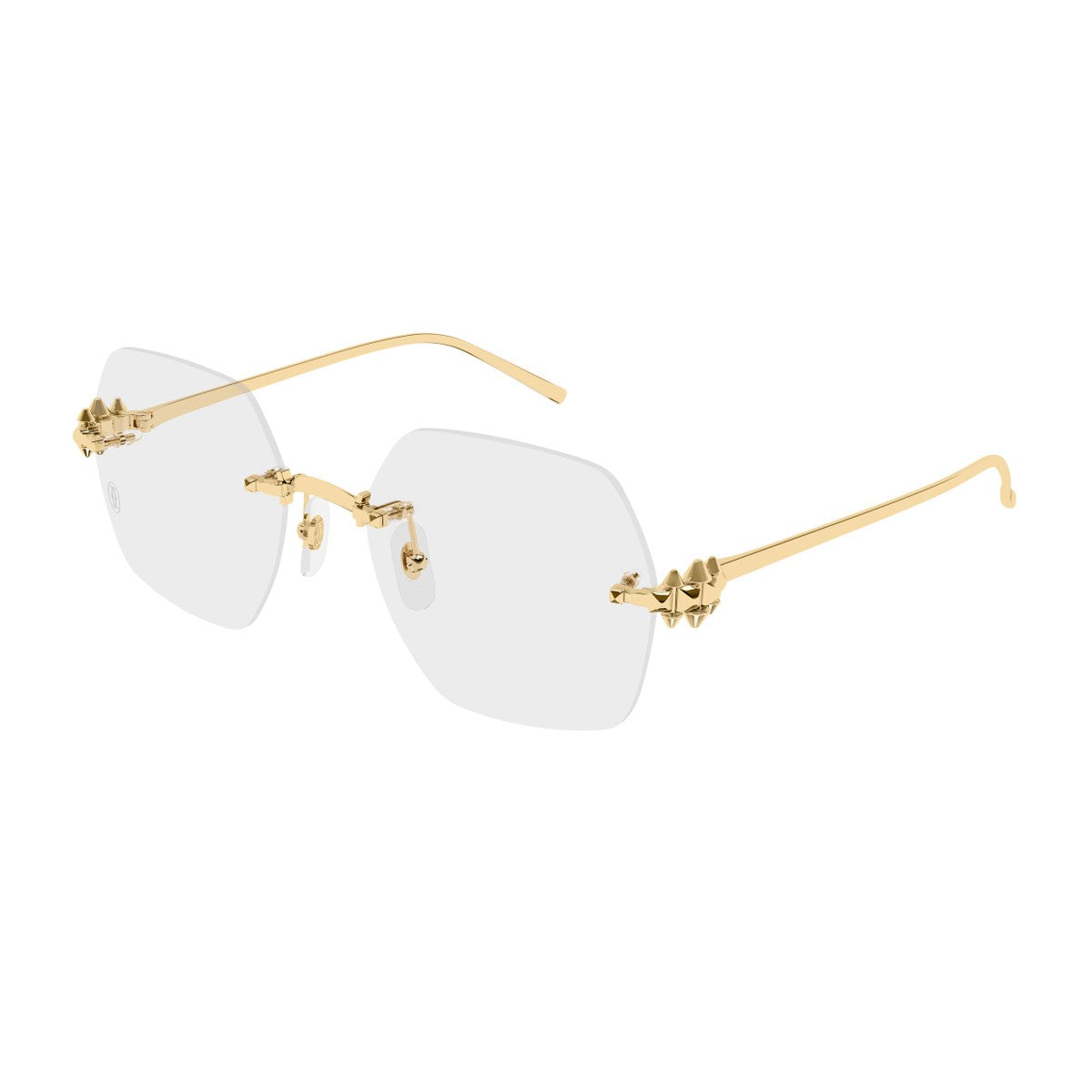 Cartier Ct0646o Clash De Optical Glasses Gold Metallo Sunglasses