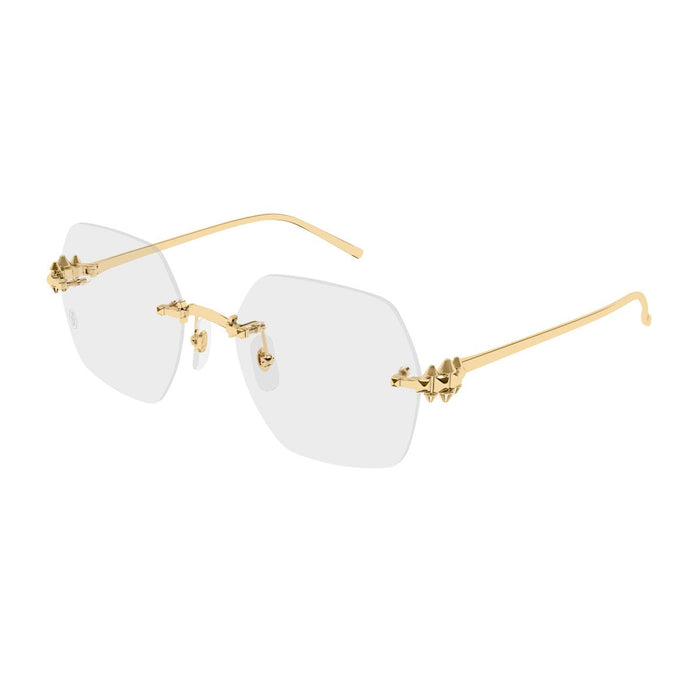 Cartier Ct0646o Clash De Optical Glasses Gold Metallo Sunglasses