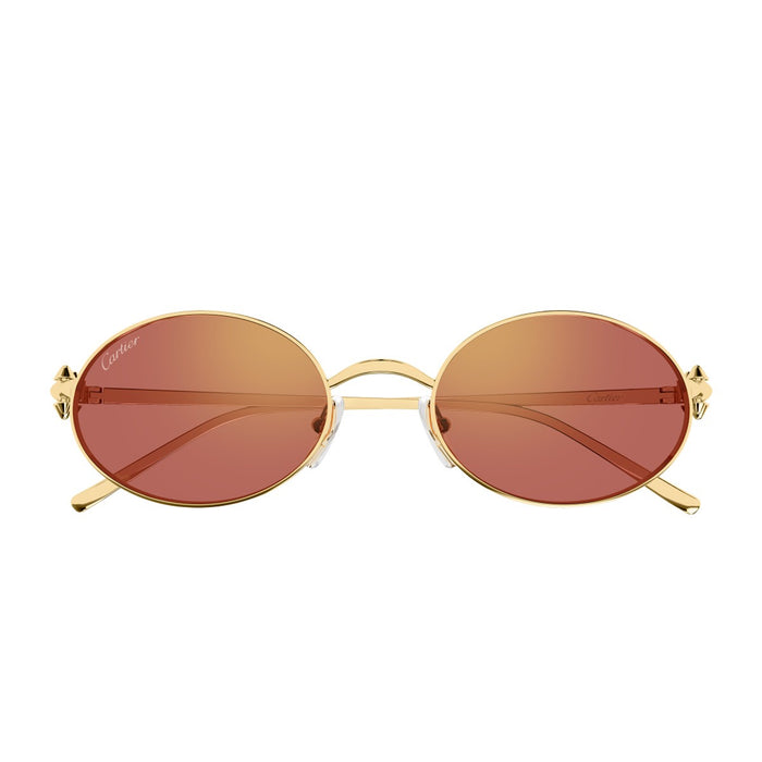 Cartier Ct0644s Clash De Sunglasses Gold Metallo