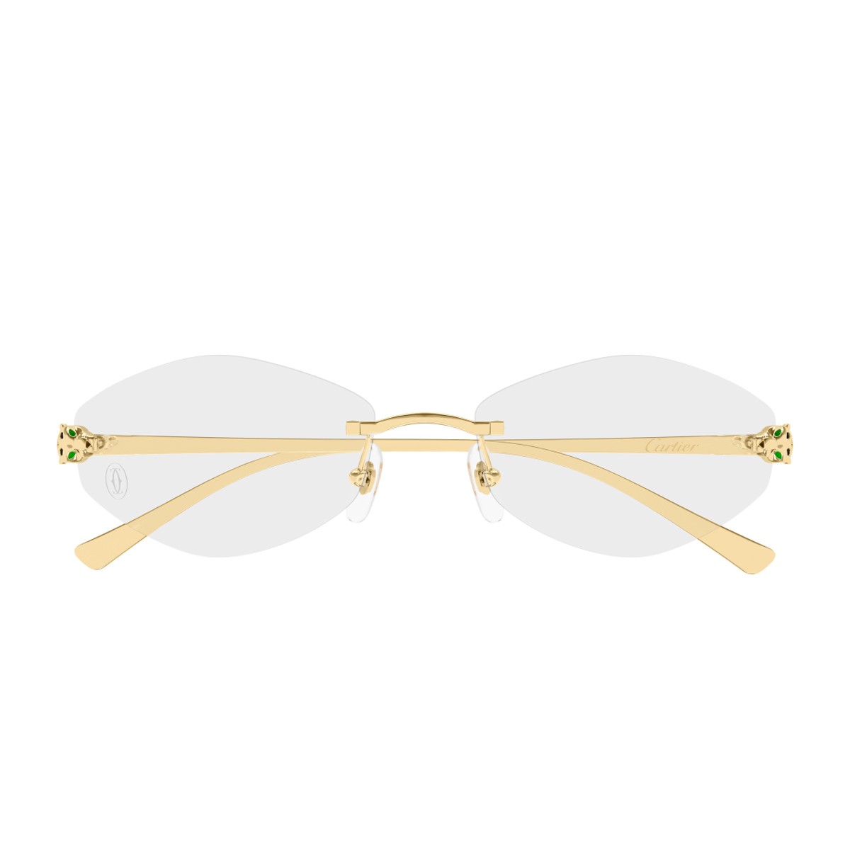 Cartier Ct0637o Panthère De Optical Glasses Gold Metallo Sunglasses