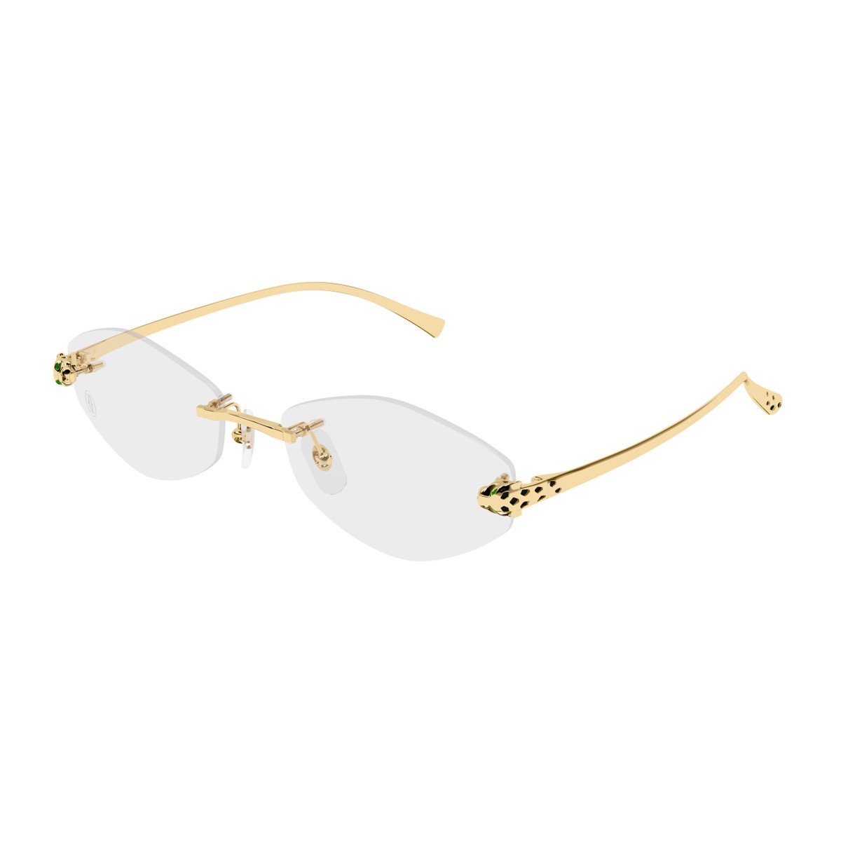Cartier Ct0637o Panthère De Optical Glasses Gold Metallo Sunglasses