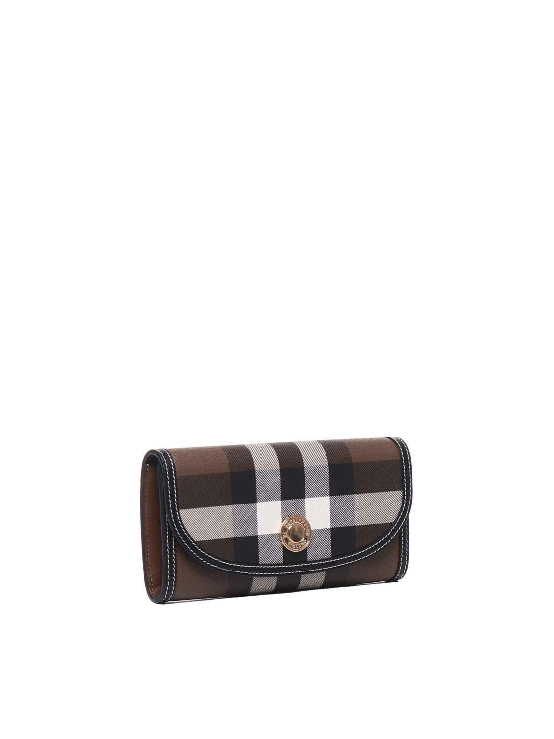 Burberry Wallets Dark Birch Brown Cotton Polyurethane