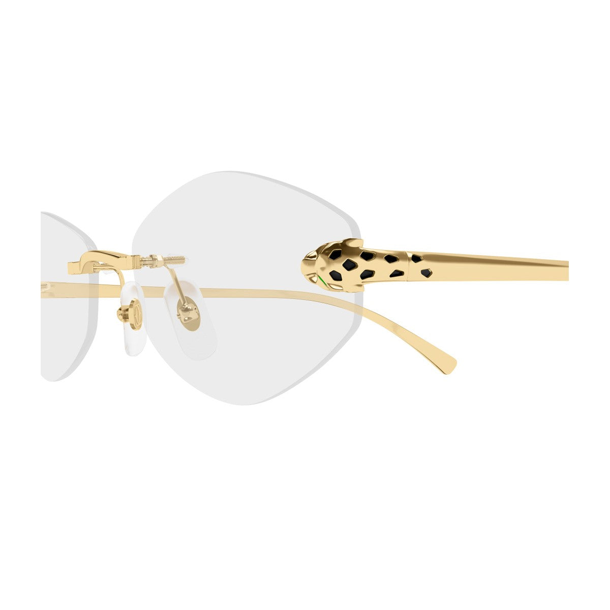 Cartier Ct0637o Panthère De Optical Glasses Gold Metallo Sunglasses