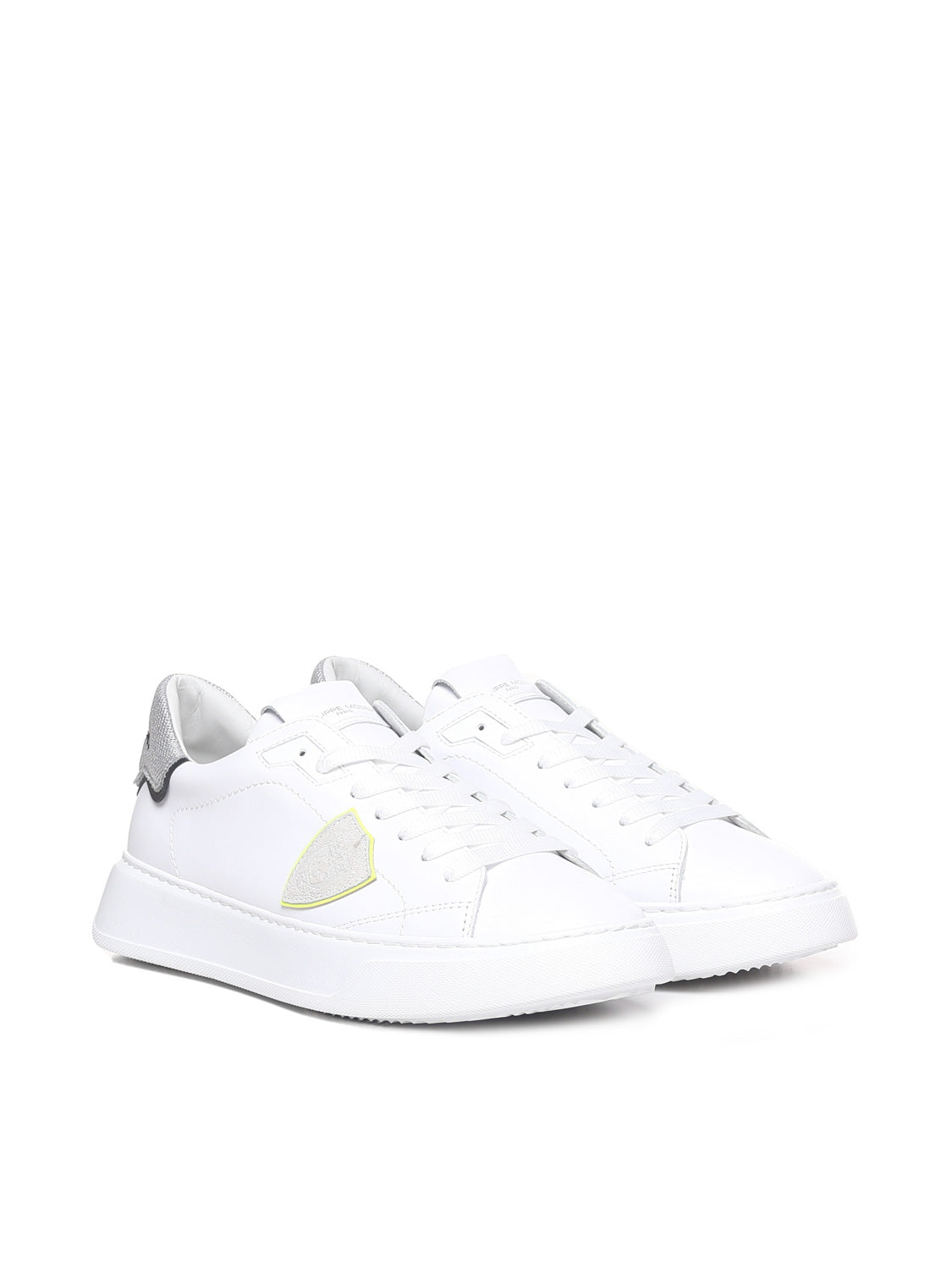 Philippe Model Sneakers White, Grey Calfskin