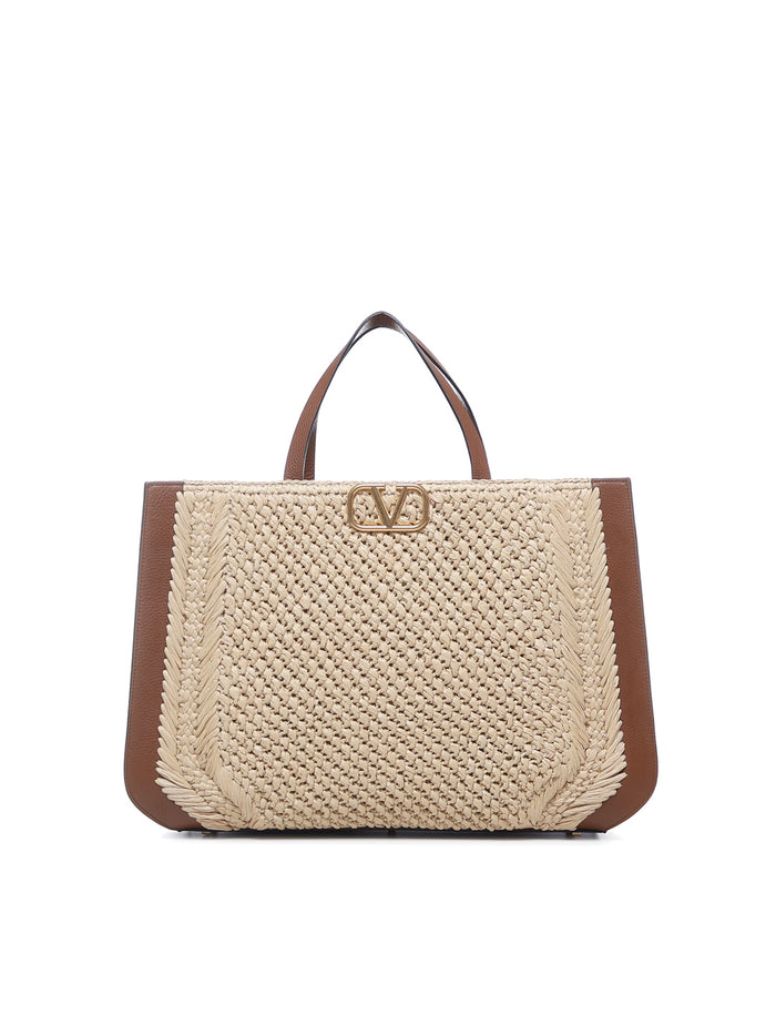 Valentino Garavani Bags Naturale/selleria Raffia