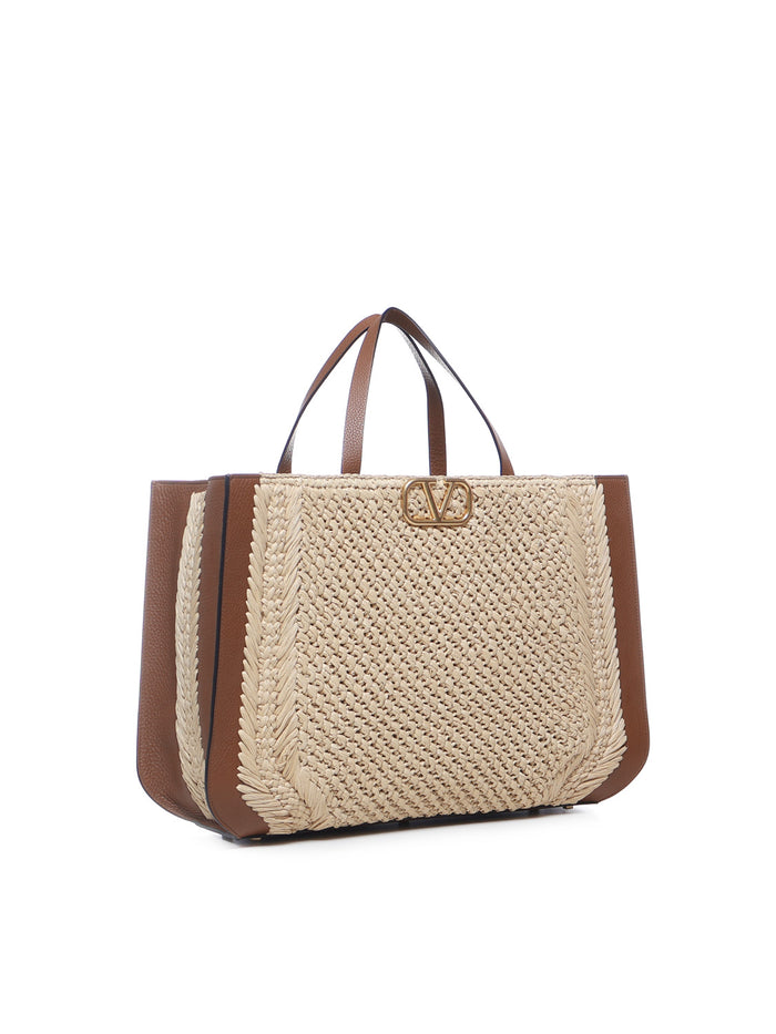 Valentino Garavani Bags Naturale/selleria Raffia