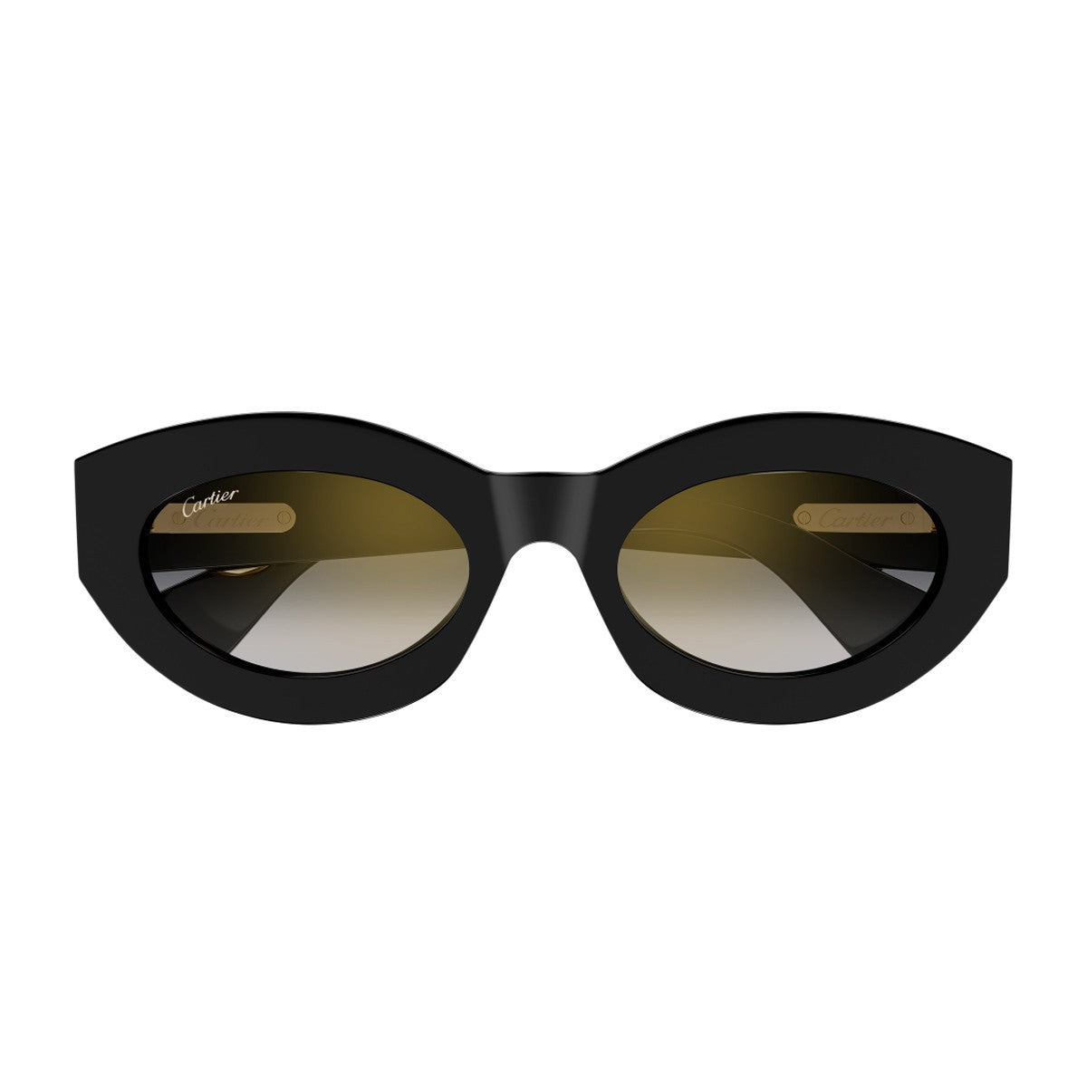 Cartier Ct0638s Panthère C De Sunglasses Black Acetato Riciclato