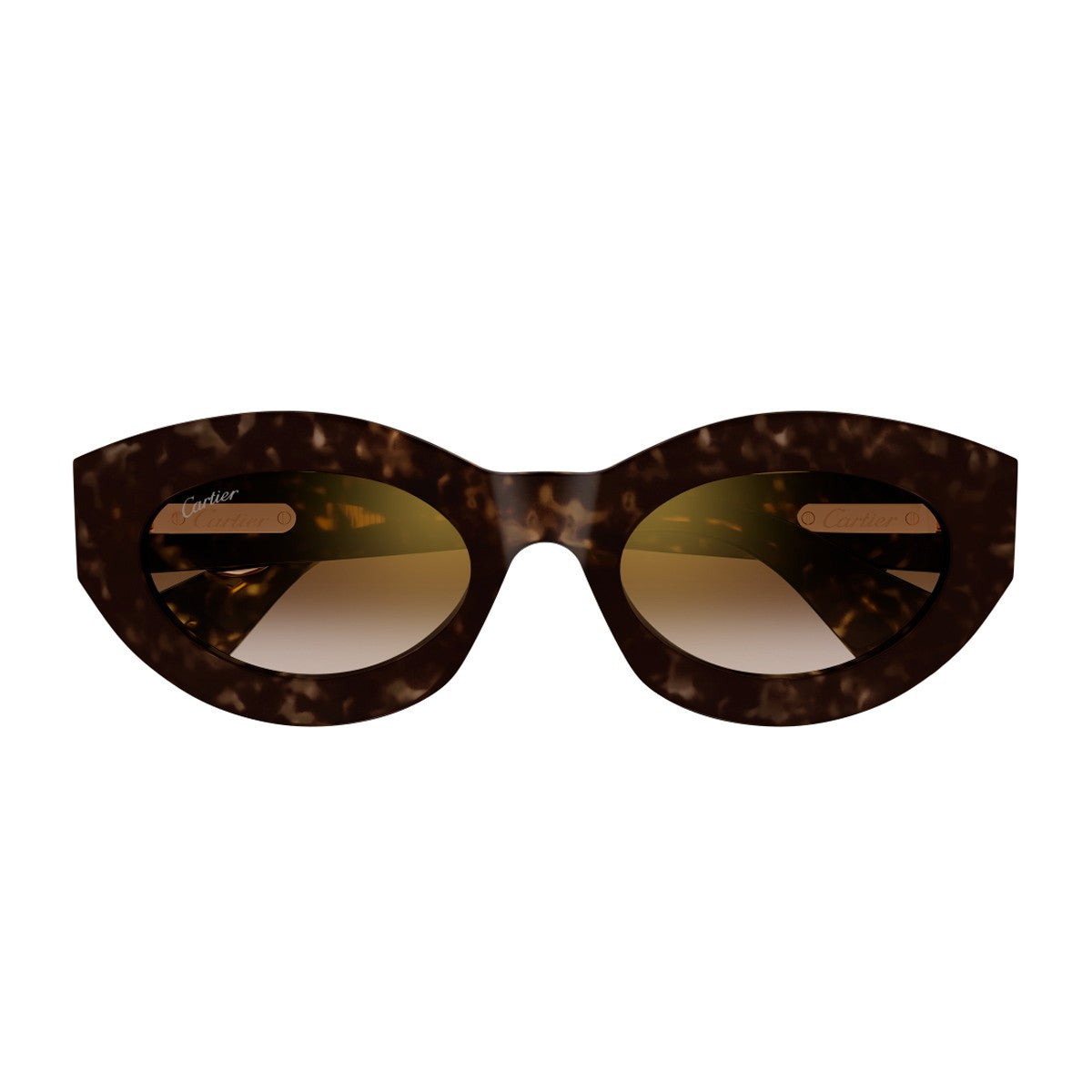 Cartier Ct0638s Panthère C De Sunglasses Havana Acetato Riciclato