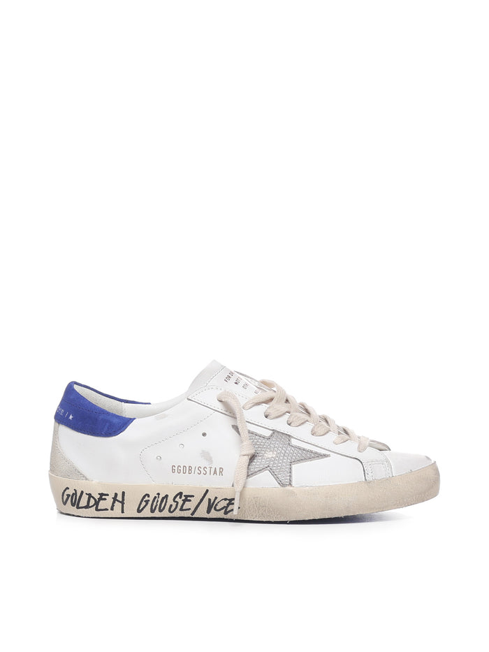 Golden Goose Sneakers White, Blue Cowskin