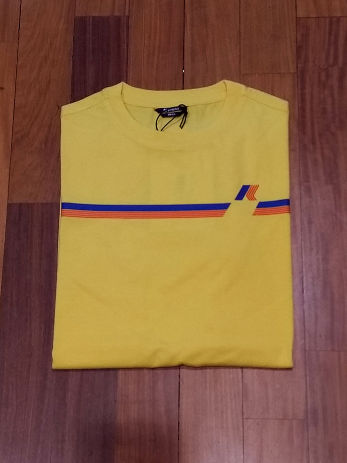 Odom Logo Stripes Yellow & Orange Tshirt