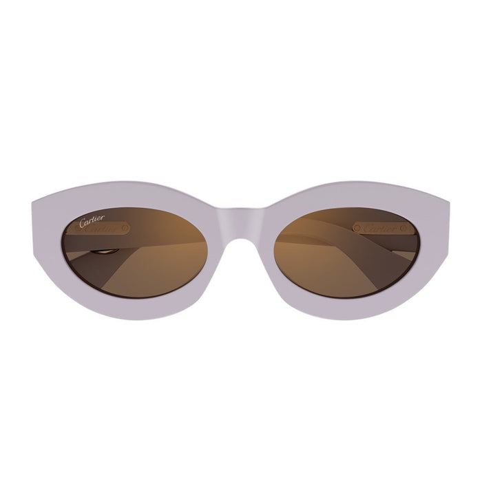 Cartier Ct0638s Panthère C De Sunglasses Purple Acetato Riciclato