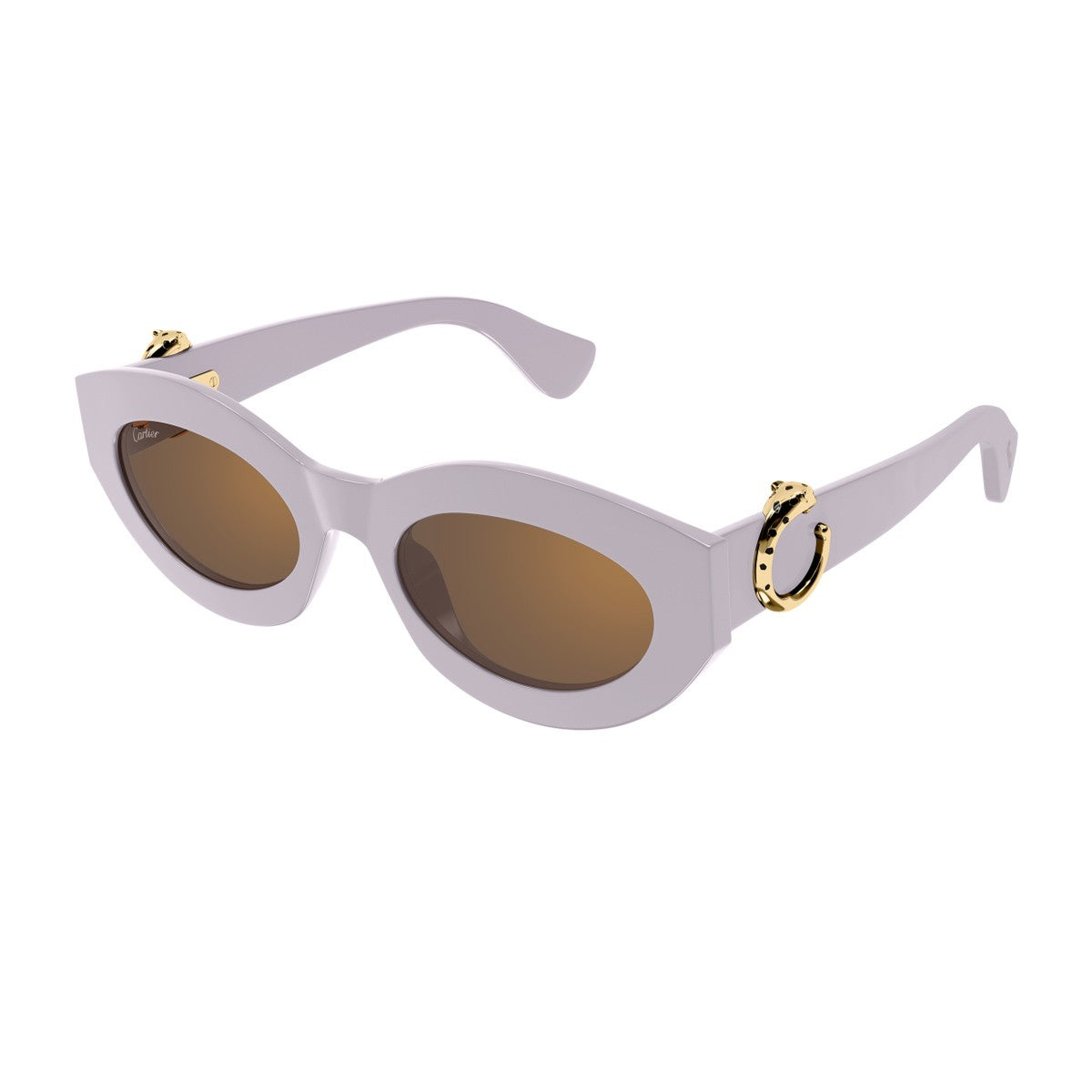 Cartier Ct0638s Panthère C De Sunglasses Purple Acetato Riciclato