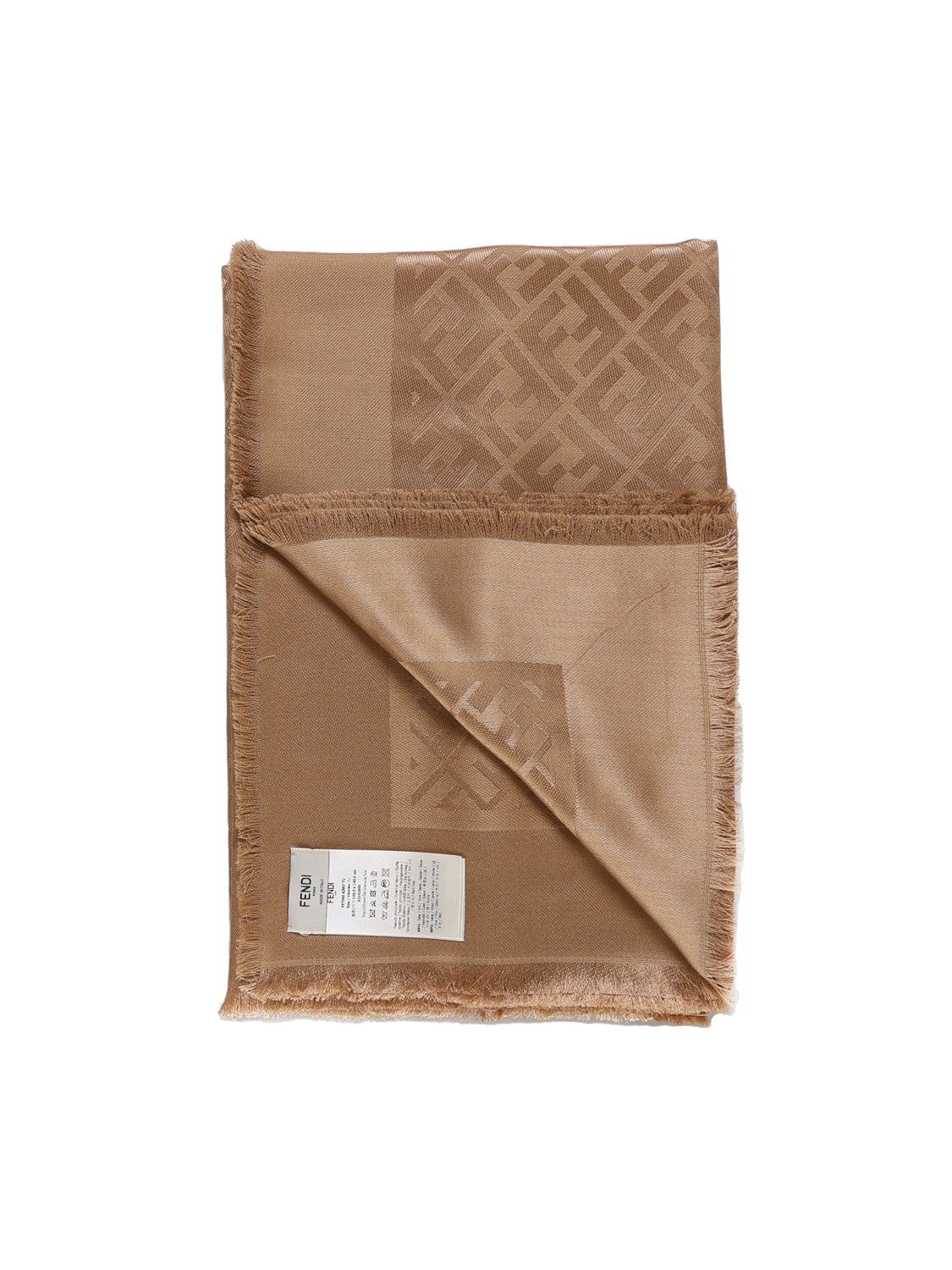 Fendi Scarfs Sand Silk
