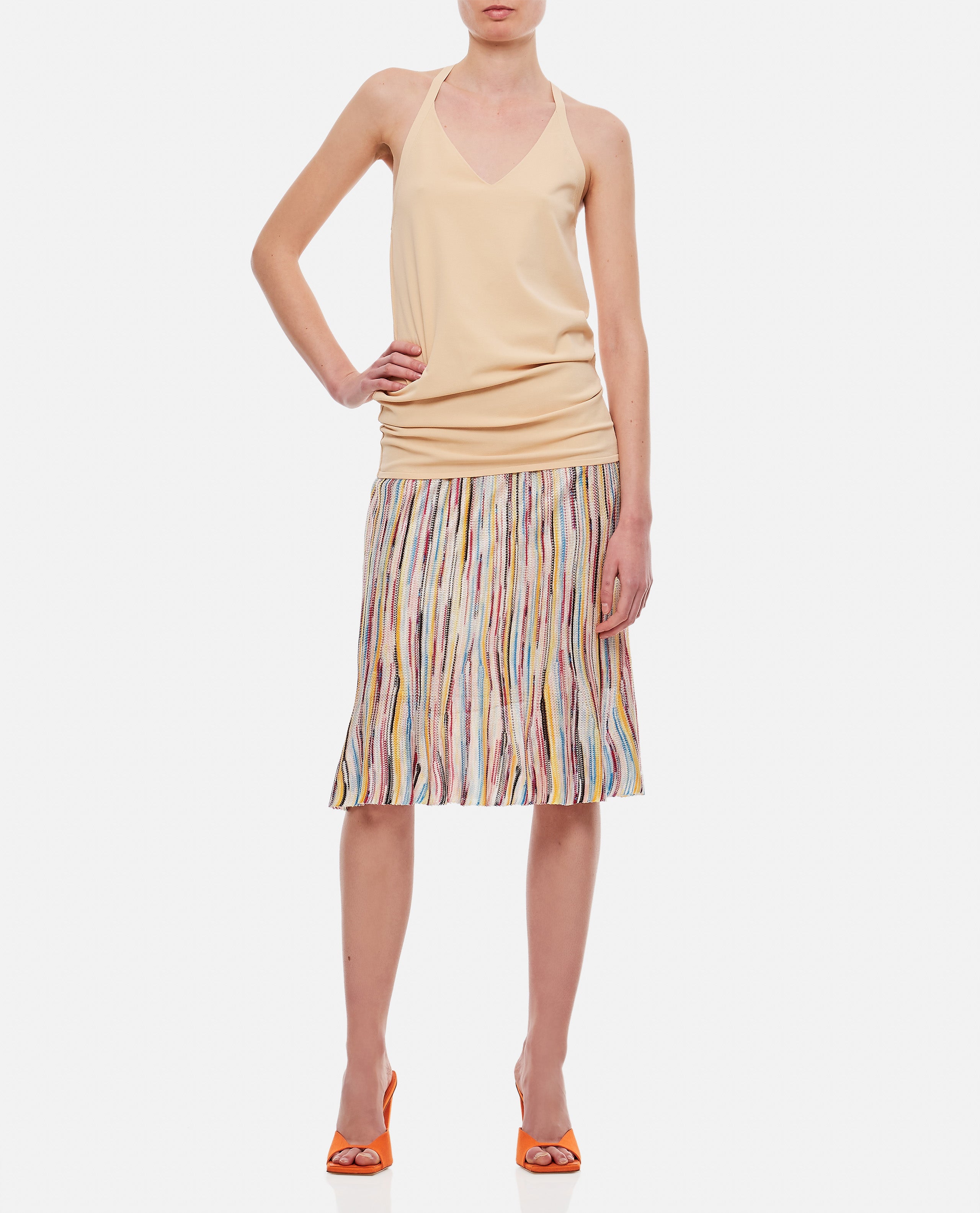 QUIRA Top Beige Vi Pl