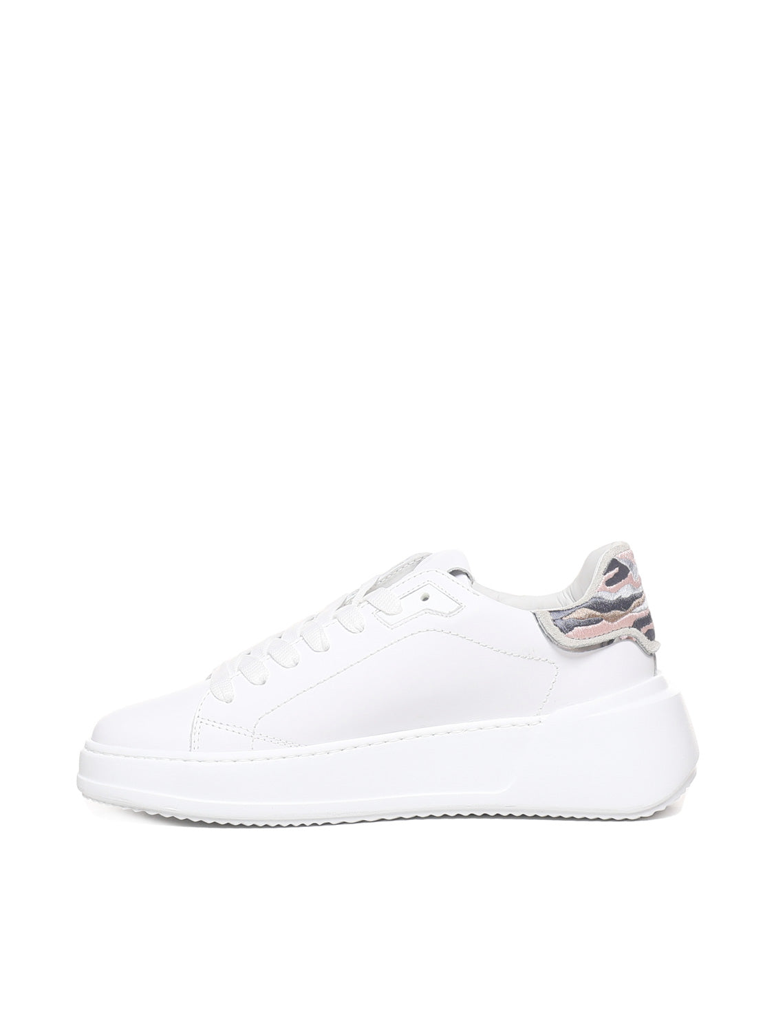 Philippe Model Sneakers White, Pink Camouflage Calfskin