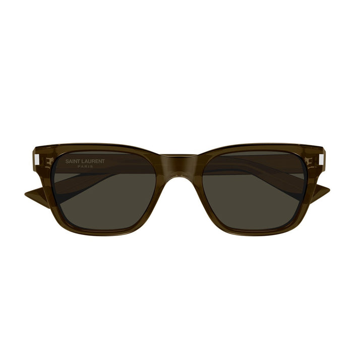 Saint Laurent Sl 874 Linea Corner Angle Brown Acetato Riciclato Sunglasses