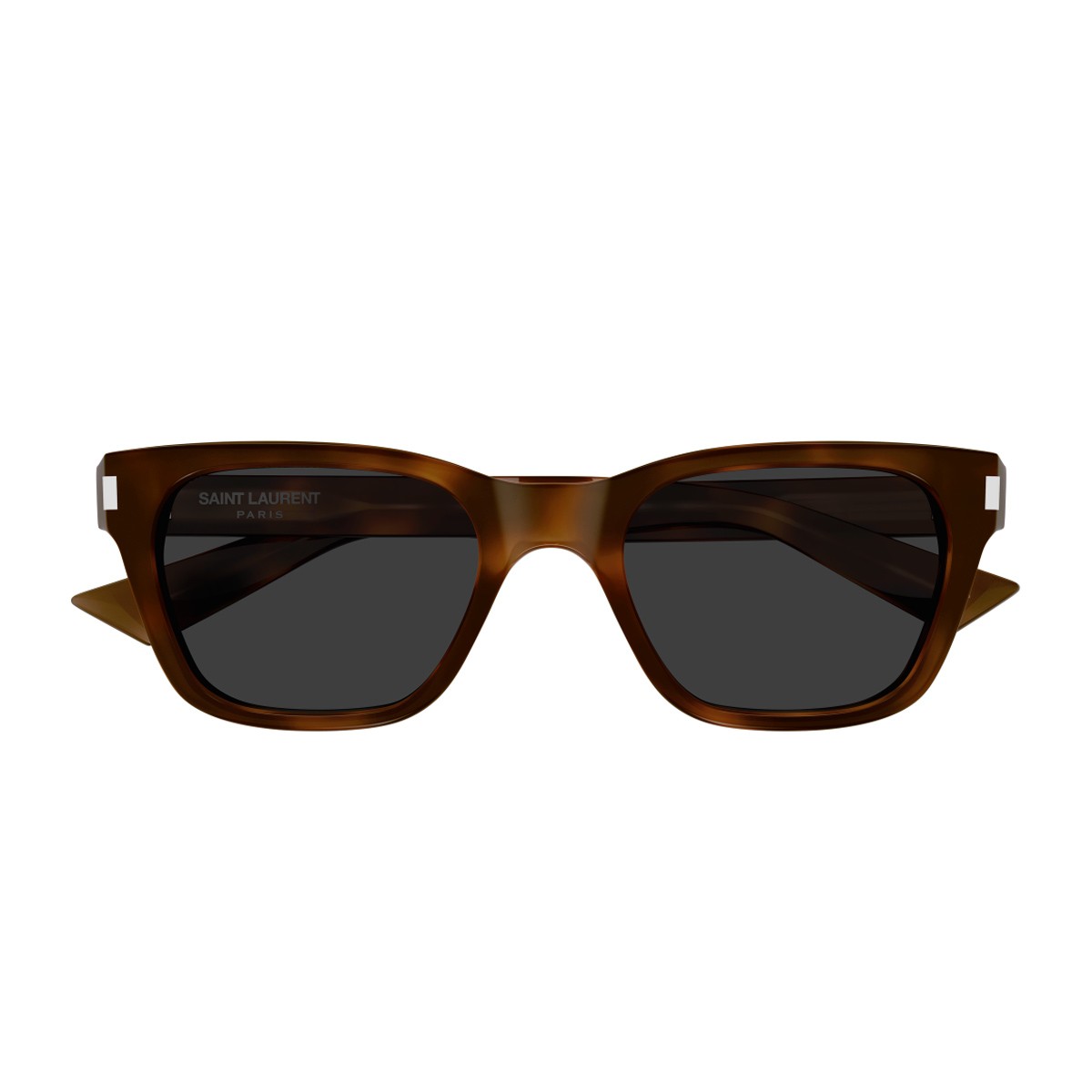 Saint Laurent Sl 874 Linea Corner Angle Light Havana Acetato Riciclato Sunglasses