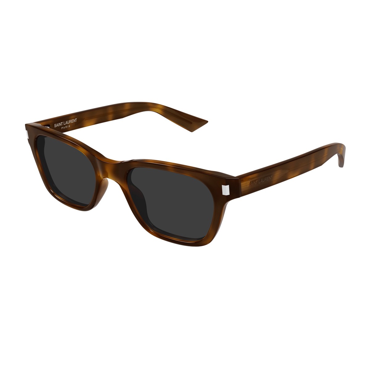 Saint Laurent Sl 874 Linea Corner Angle Light Havana Acetato Riciclato Sunglasses