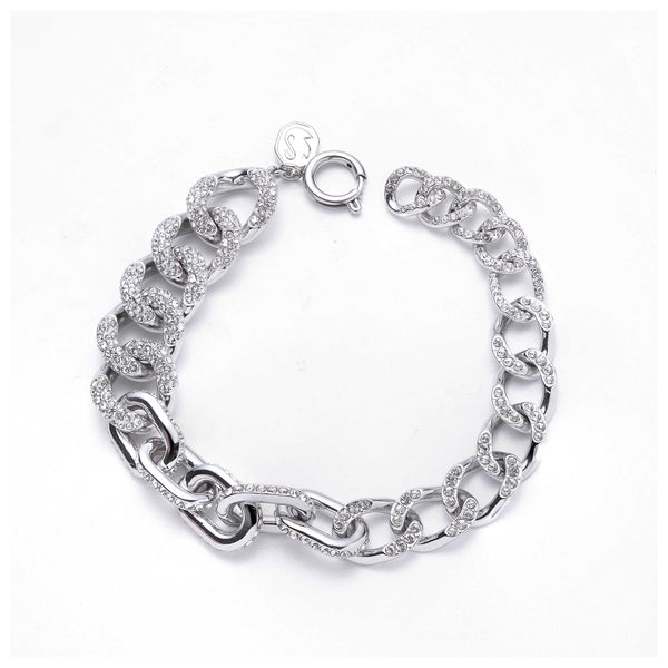 Preloved - Swarovski Womens Dextera White Crystal Bracelet 5622225 One Color Bracelets