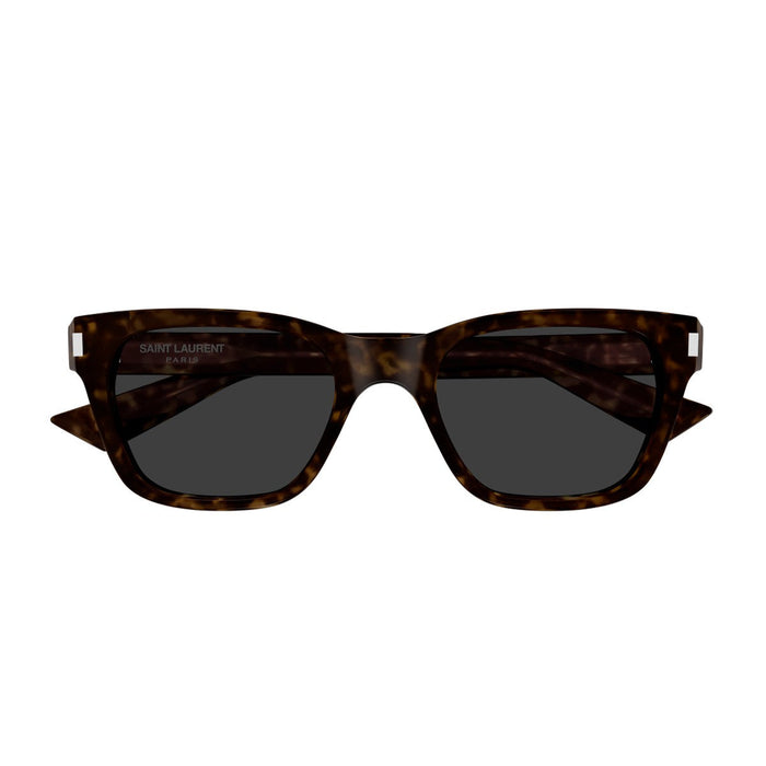 Saint Laurent Sl 874 Linea Corner Angle Havana Acetato Riciclato Sunglasses