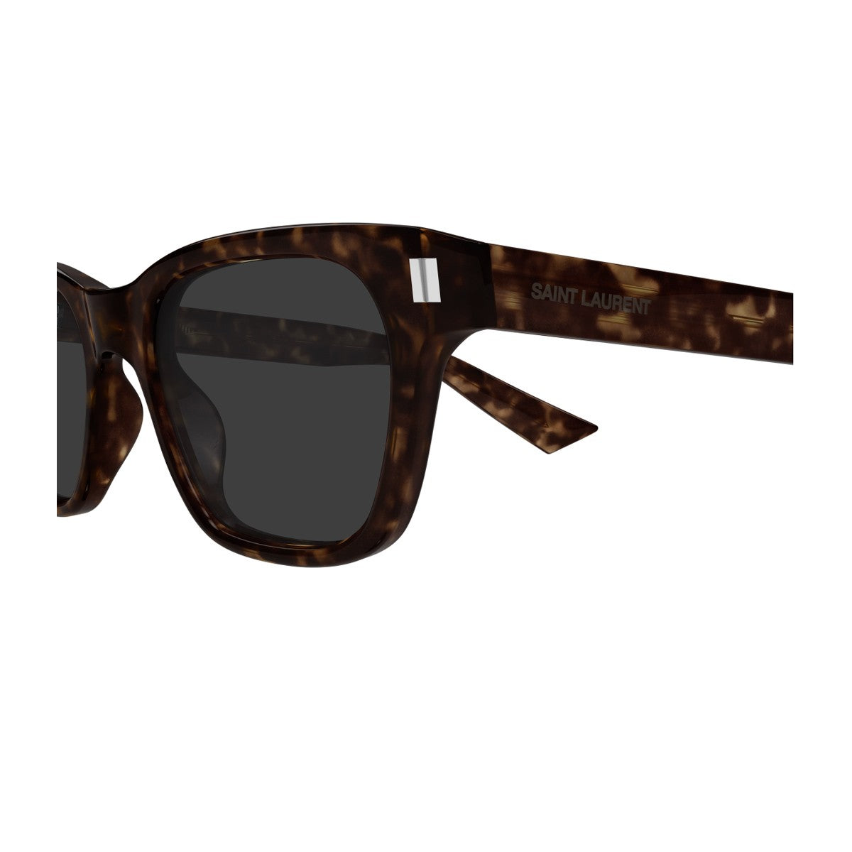 Saint Laurent Sl 874 Linea Corner Angle Havana Acetato Riciclato Sunglasses