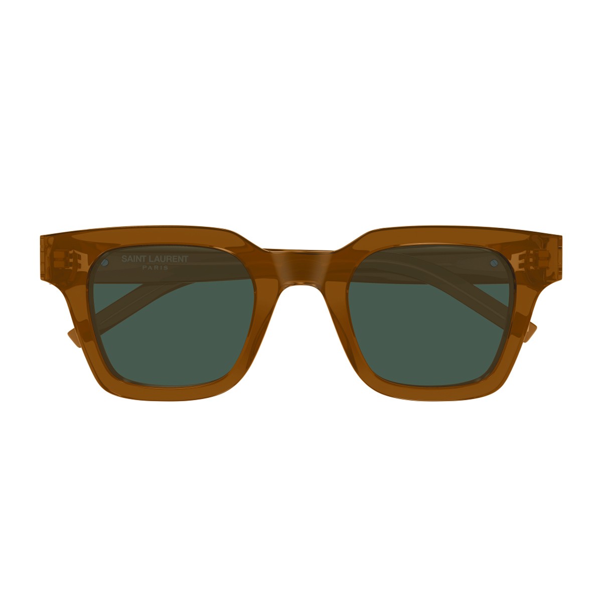 Saint Laurent Sl M157 Linea Monogram Light Brown Acetato Riciclato Sunglasses
