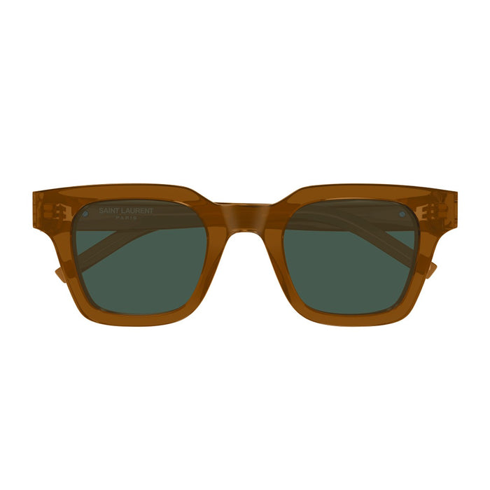 Saint Laurent Sl M157 Linea Monogram Light Brown Acetato Riciclato Sunglasses