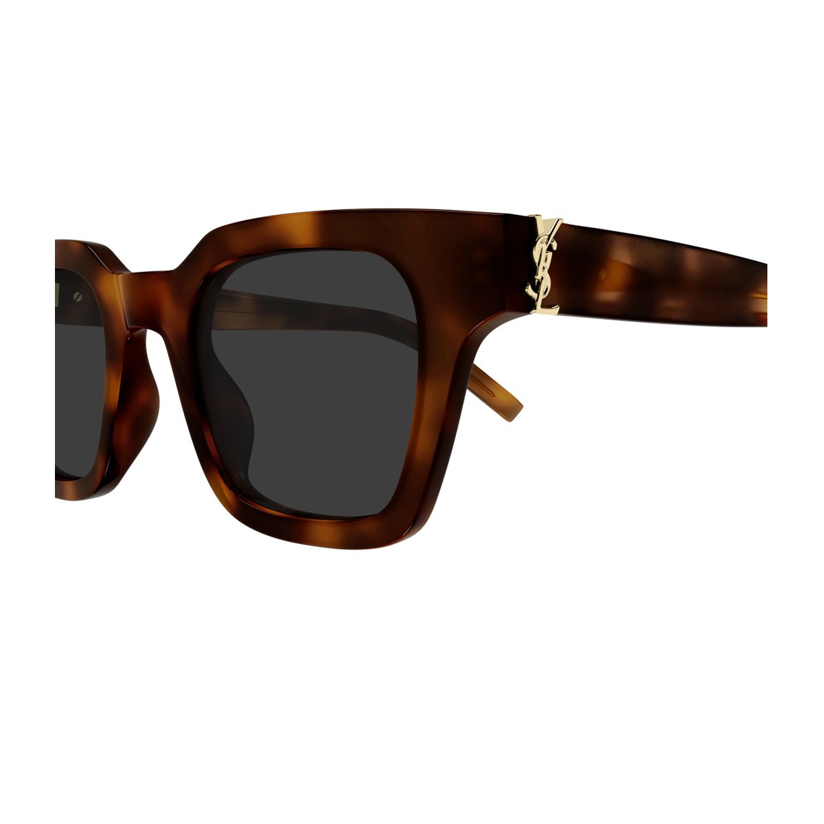 Saint Laurent Sl M157 Linea Monogram Havana Acetato Riciclato Sunglasses