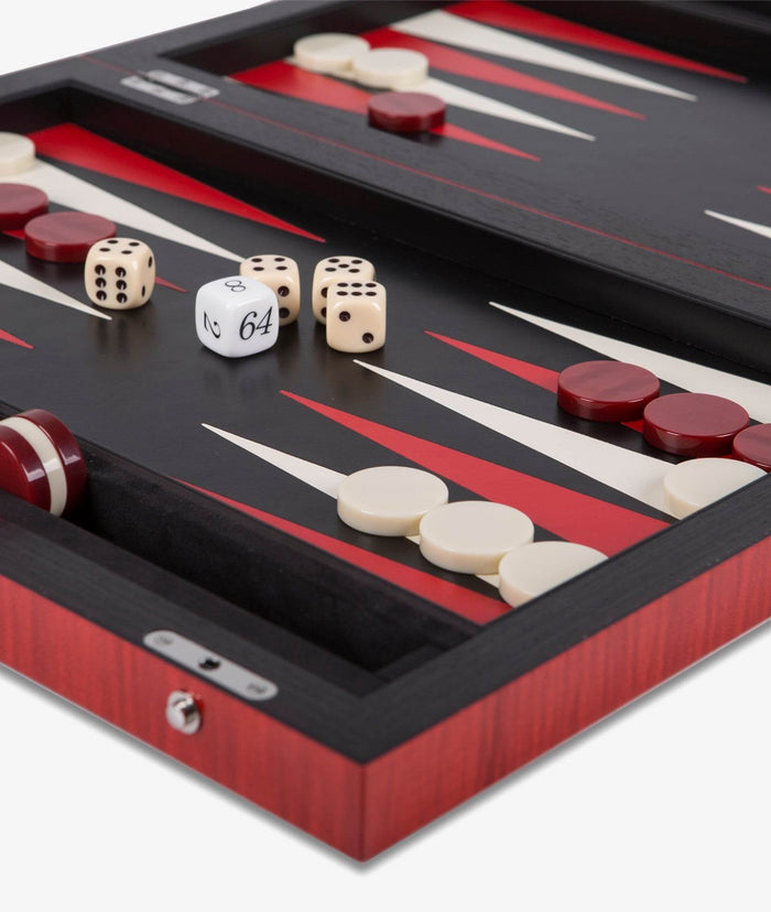 Backgammon Set Kamal Khan Black Play Room