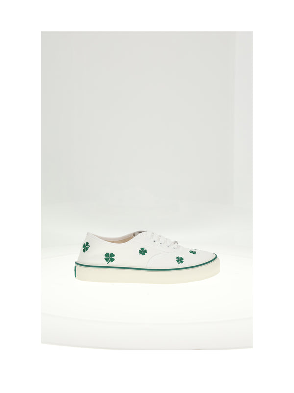 Sneakers Cotton White-Grey White/grey Upper: Trainers