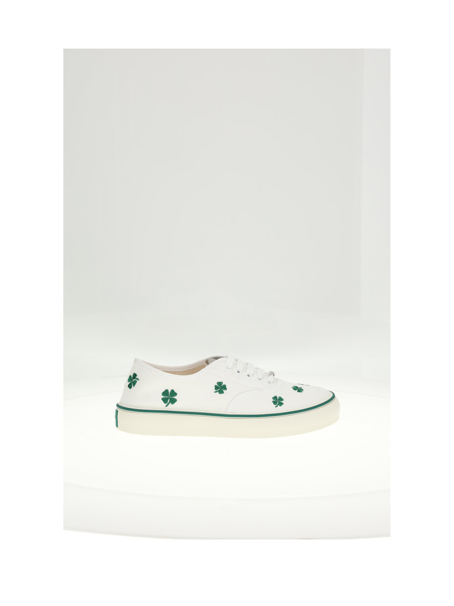 Sneakers Cotton White-Grey White/grey Upper: Trainers