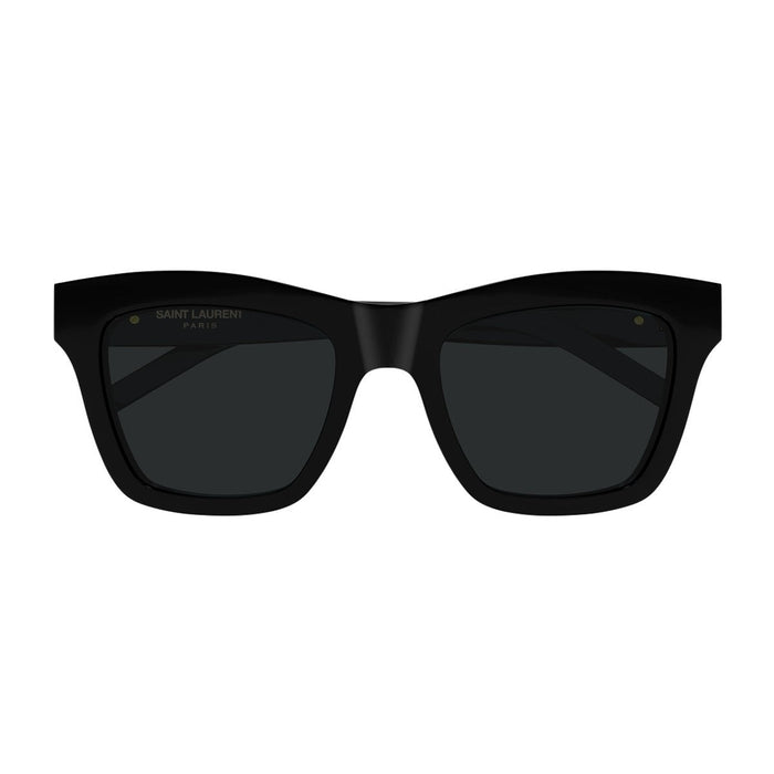 Saint Laurent Sl M156 Linea Monogram Black Acetato Riciclato Sunglasses