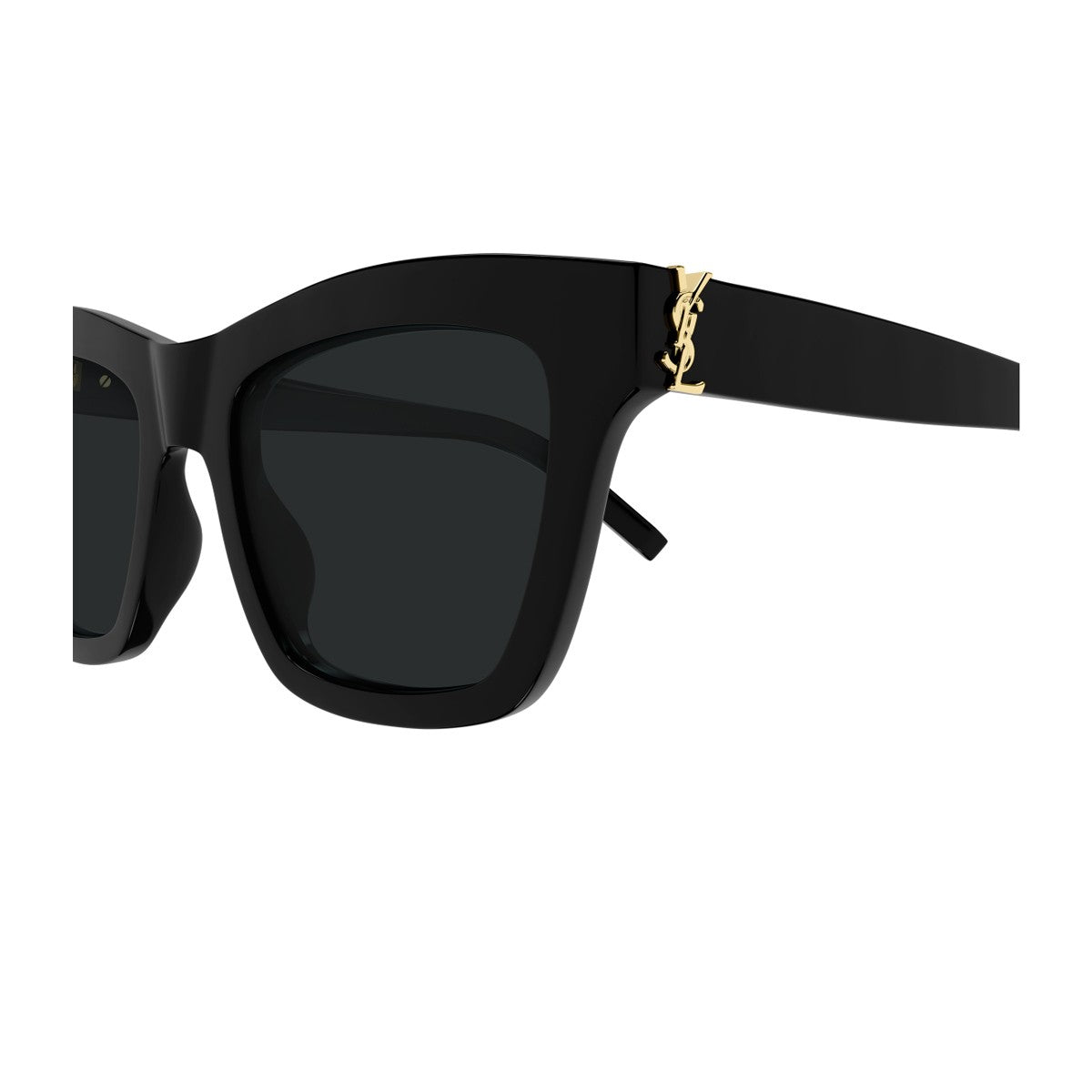 Saint Laurent Sl M156 Linea Monogram Black Acetato Riciclato Sunglasses