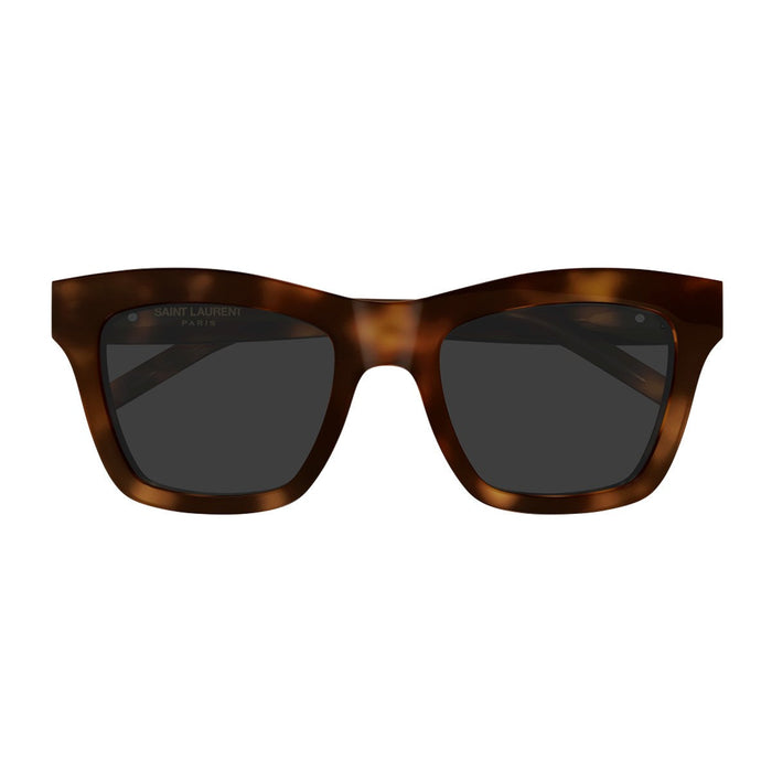 Saint Laurent Sl M156 Linea Monogram Havana Acetato Riciclato Sunglasses