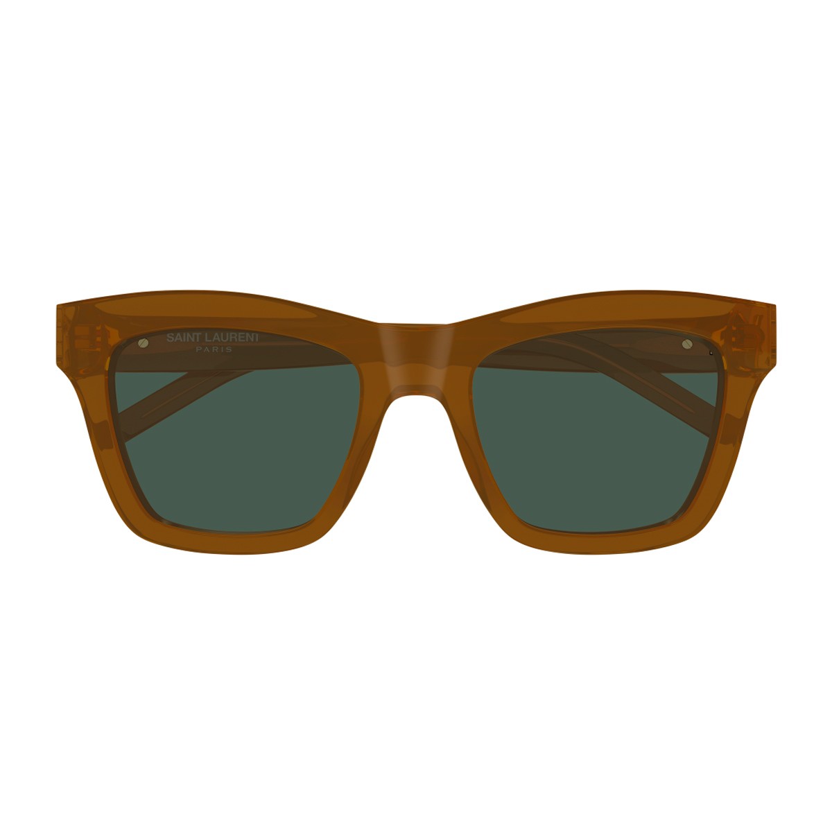 Saint Laurent Sl M156 Linea Monogram Brown Acetato Riciclato Sunglasses