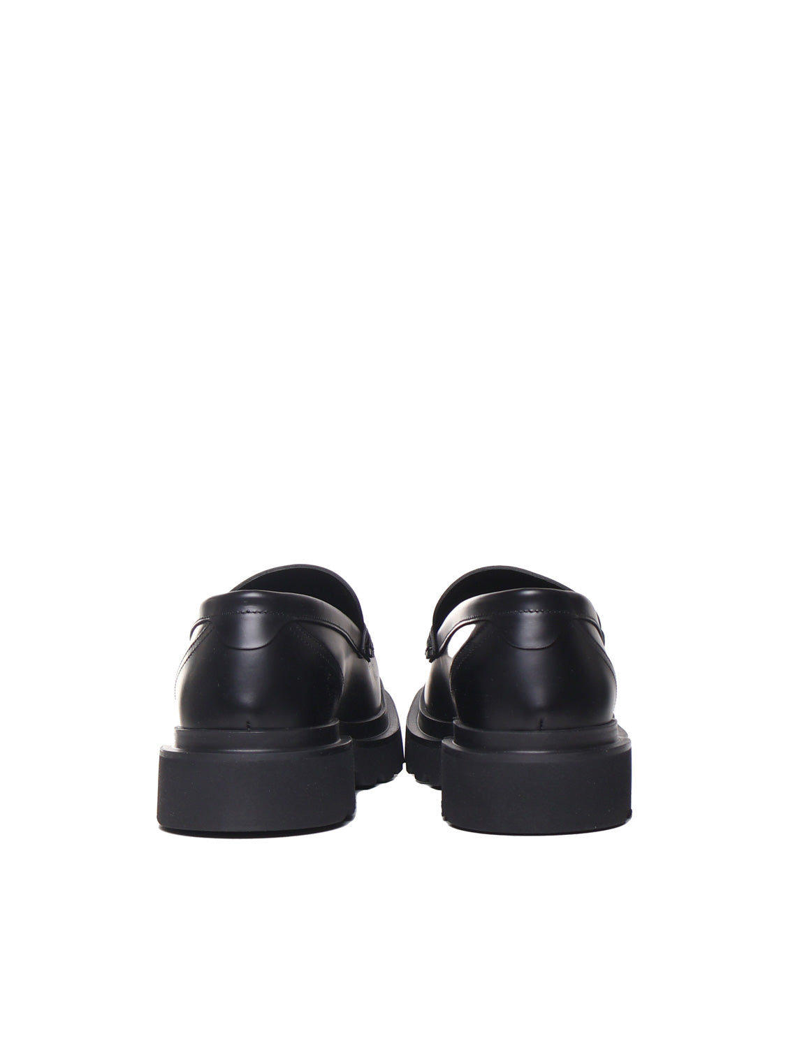 Dolce & Gabbana Flat Shoes Black Calfskin