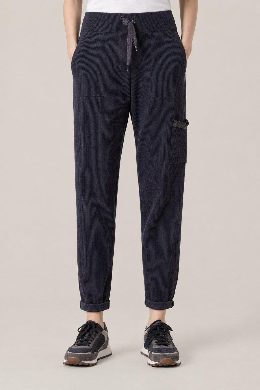 Brunello Cucinelli Womens Pants M19189579_c8901 Nwt Blue