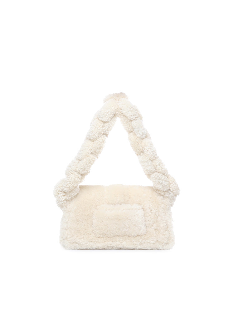 Jacquemus Bags White Shearling
