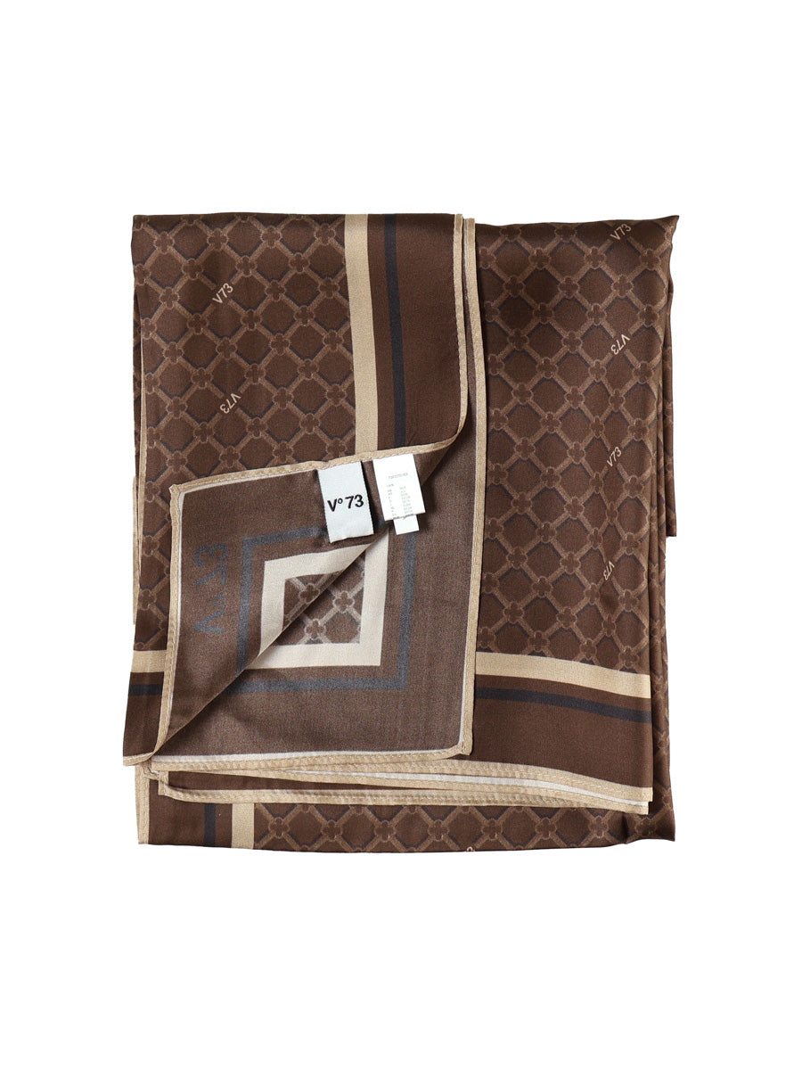 V° 73 Scarfs Brown Silk
