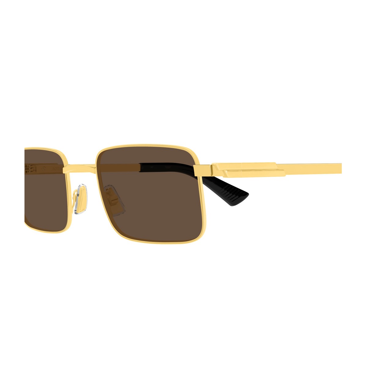 Bottega Veneta Bv1469s Linea Ribbon Gold Metallo Sunglasses