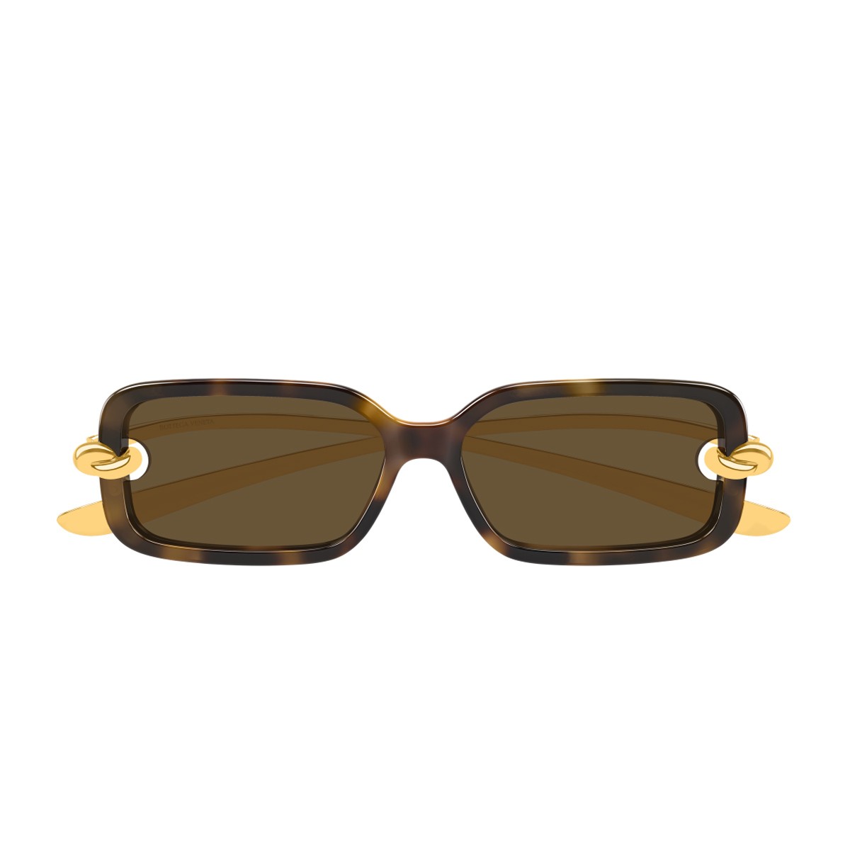 Bottega Veneta Bv1439s Linea Signature Icons Havana Bio-iniettato/metallo Sunglasses