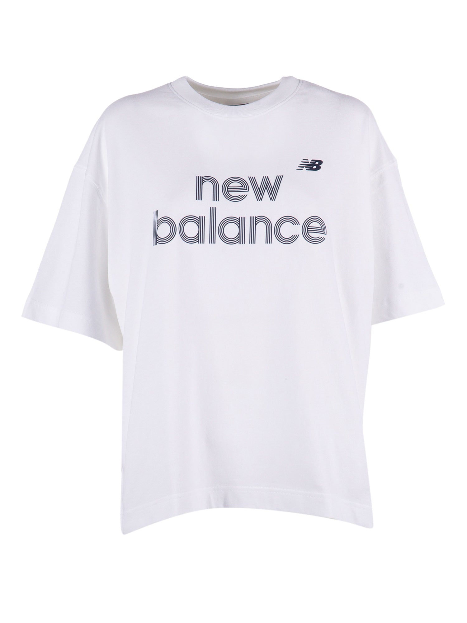 Jersey Graphic T-Shirt - White Cotton Short Sleeves