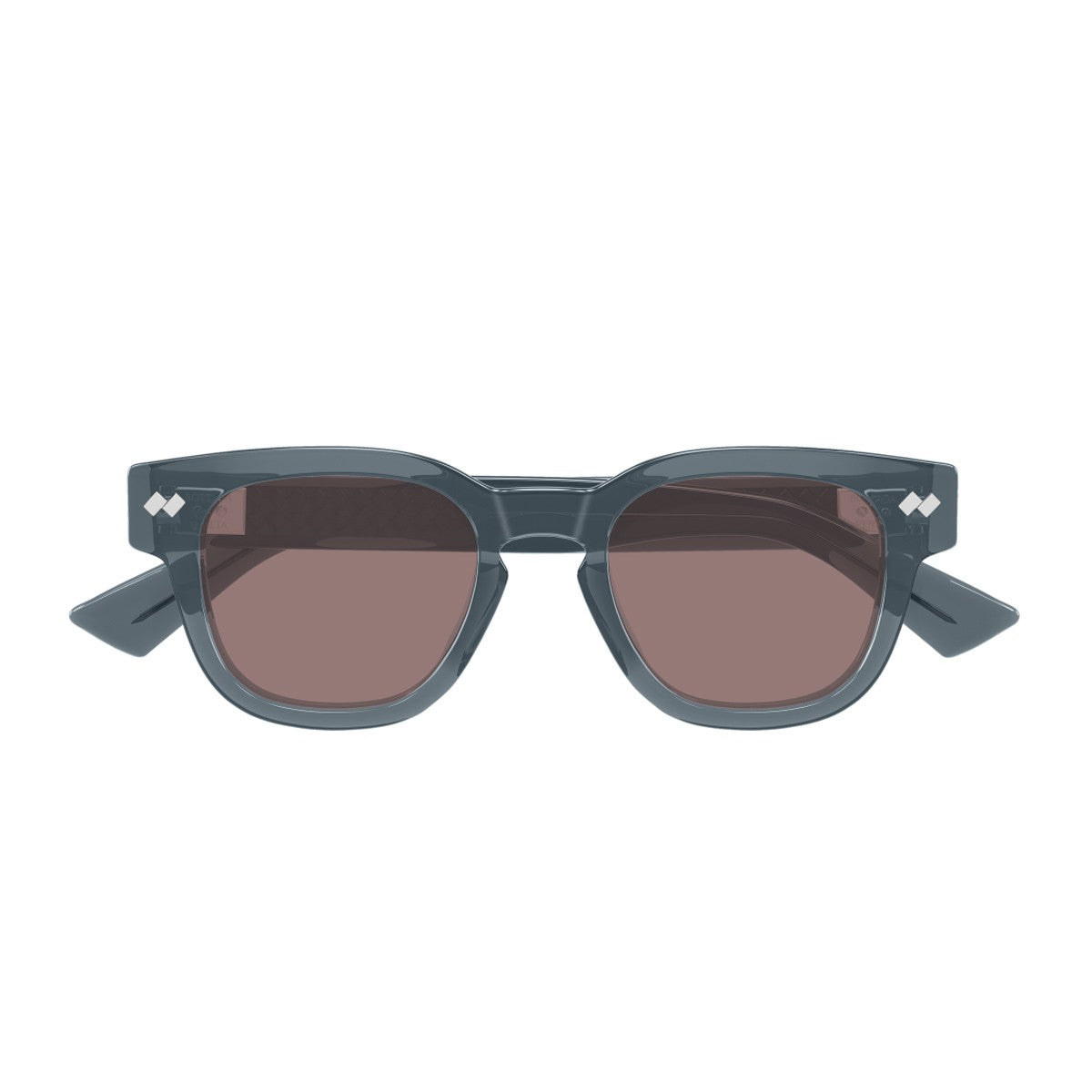 Bottega Veneta Bv1441s Linea Intrecciato Grey Acetato Riciclato Sunglasses