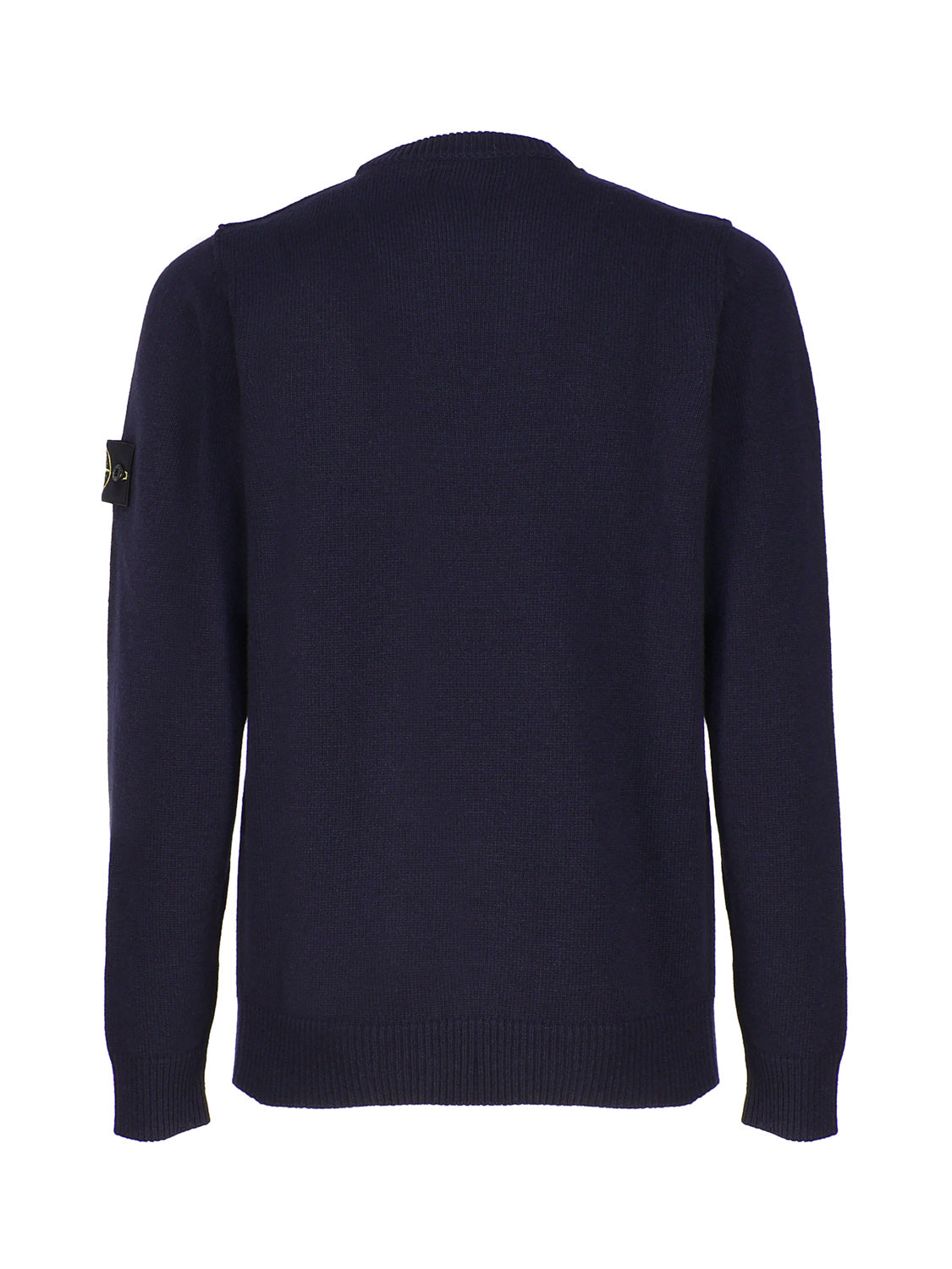 Stone Island Sweaters Blue Wool Polyamide