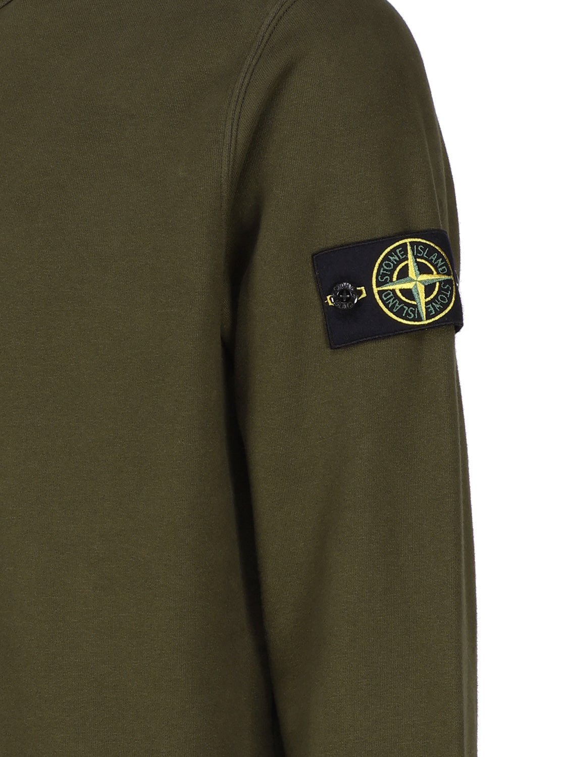 Stone Island Sweaters Verde Oliva Co/co