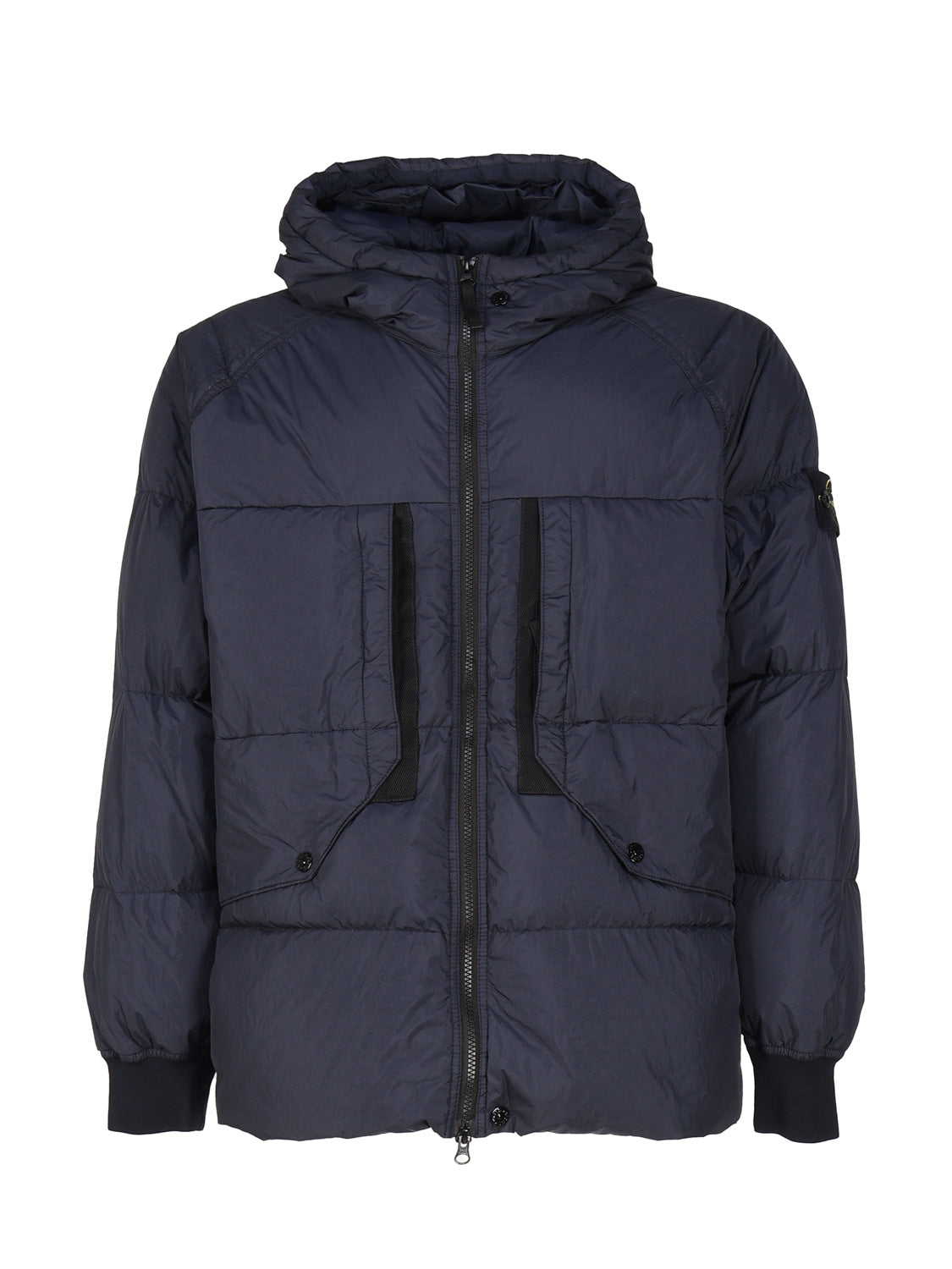 Stone Island Coats Blue Polyamide